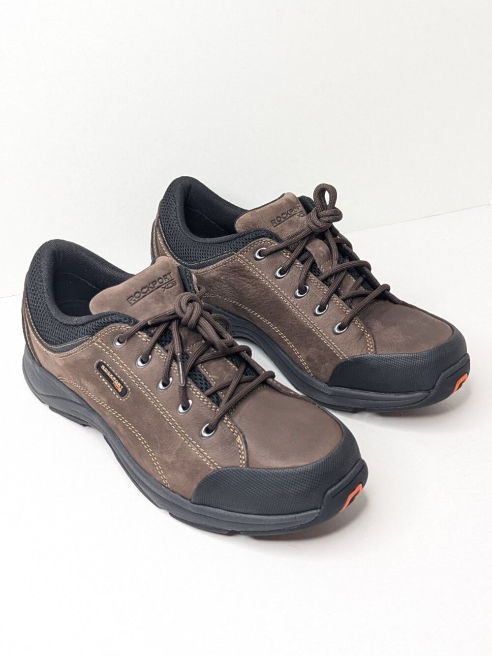 Rockport Chranson Lace-Up Walking Sneakers Brown Leather Mens 11